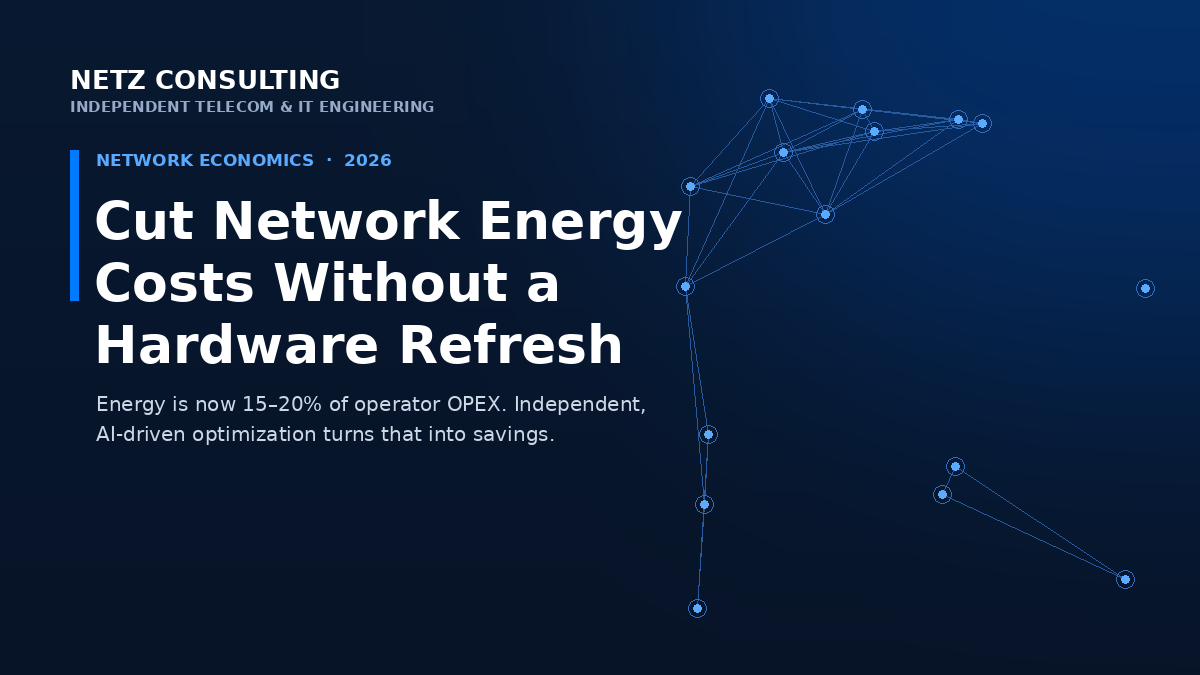Telecom network energy optimization — Netz Consulting
